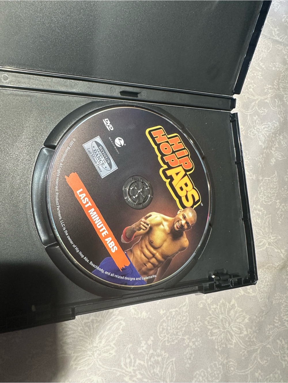 Beachbody Hip Hop Abs DVDs with Bold Yellow Logo on Black Covers - Picture 5 of 5
